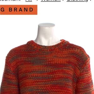 Zara Multicolor Wool Blend Pullover Sweater